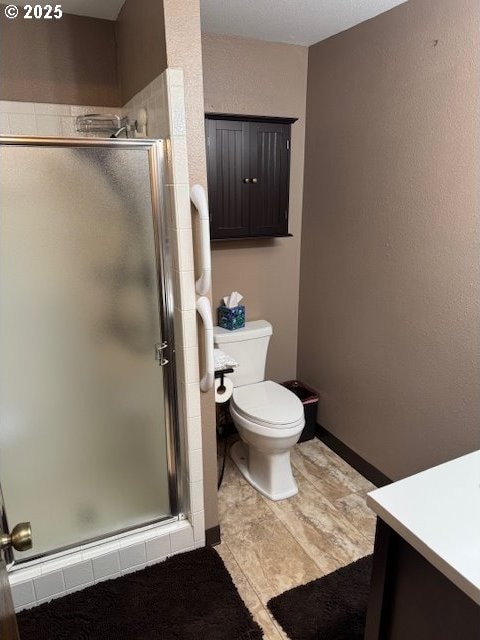 18622 SE Stephens Cir, Portland, OR 97233 - bathroom with vanity and a stall shower