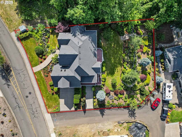 380 Mountaingate Dr, Springfield, OR 97478 - aerial overview of property's location with property boundaries highlighted