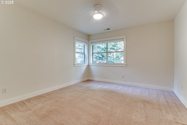 spare room with carpet floors