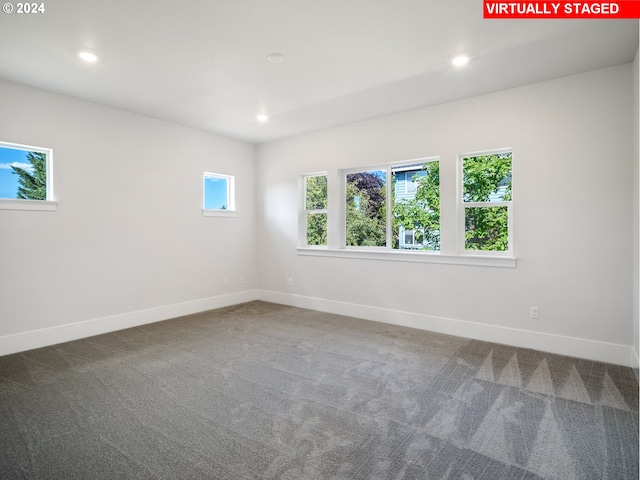 13906 SW 165th Ave, Tigard, OR 97223 - unfurnished room with recessed lighting, baseboards, and carpet