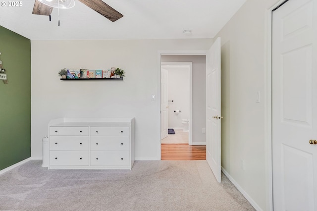 4870 Dorrance Loop NE, Salem, OR 97305 - bedroom with light carpet and a ceiling fan