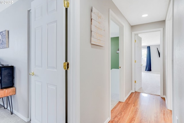 4870 Dorrance Loop NE, Salem, OR 97305 - corridor with light wood-style flooring and baseboards