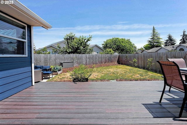 4870 Dorrance Loop NE, Salem, OR 97305 - deck featuring a fenced backyard