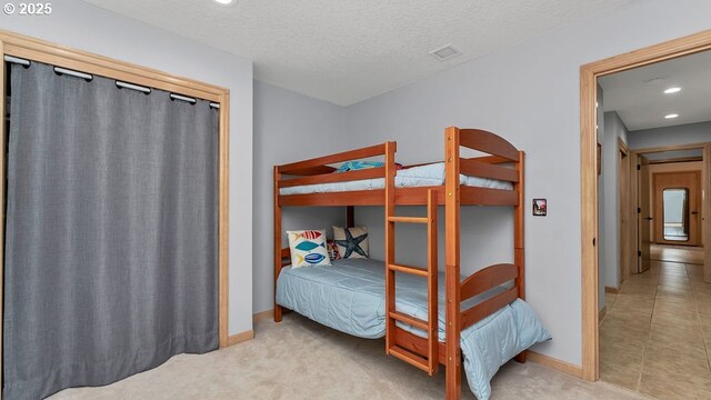 35130 Ponderosa Loop, Manzanita, OR 97130 - carpeted bedroom featuring recessed lighting and a textured ceiling