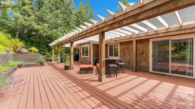 35130 Ponderosa Loop, Manzanita, OR 97130 - deck featuring a pergola
