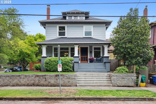 2006 SE 41st Ave, Portland, OR 97214 - traditional style home featuring a porch and roof with shingles
