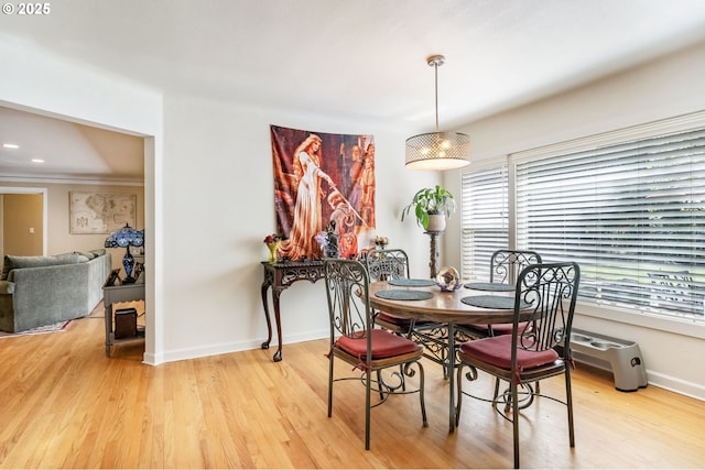 5200 SW Scholls Ferry Rd, Portland, OR 97225 - dining space with light wood-style floors and baseboards