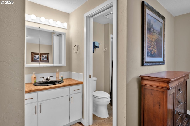 1588 20th St, Florence, OR 97439 - bathroom with vanity and tile patterned floors