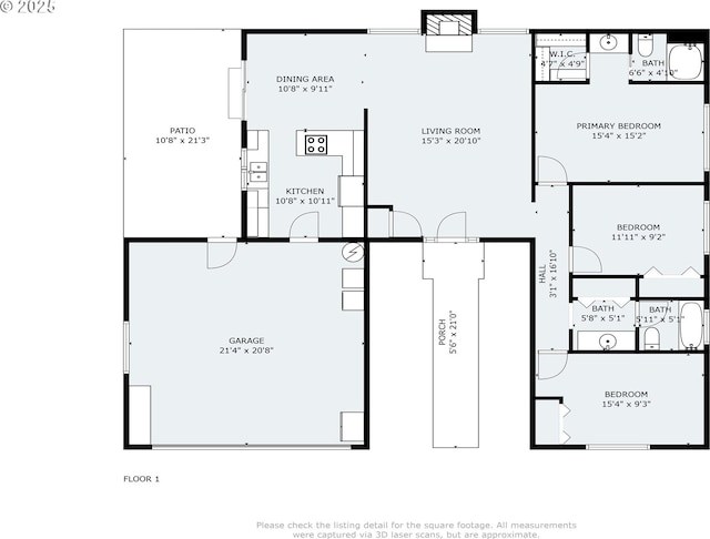 1588 20th St, Florence, OR 97439 - view of floor plan / room layout