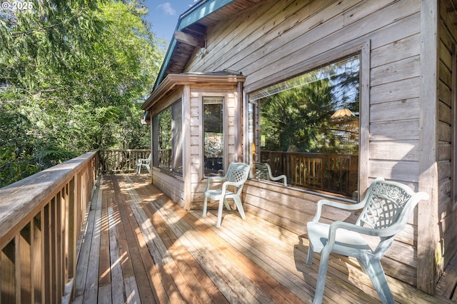 view of deck