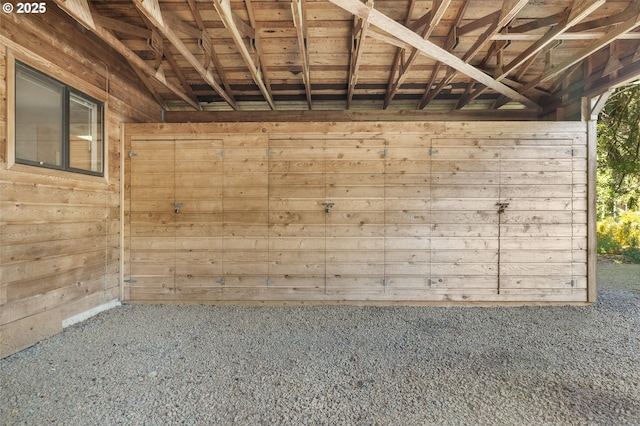 view of horse barn