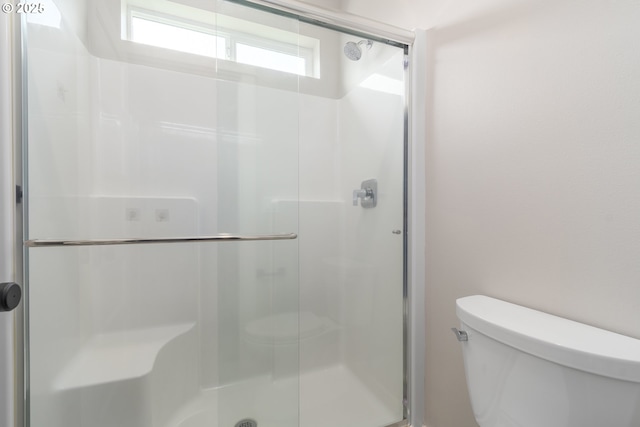 3237 Wildflower Dr, Springfield, OR 97478 - bathroom with toilet and a shower stall