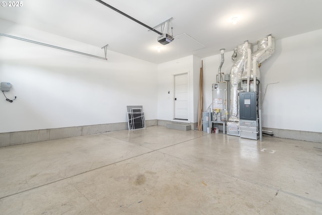 3237 Wildflower Dr, Springfield, OR 97478 - garage with a garage door opener and secured water heater