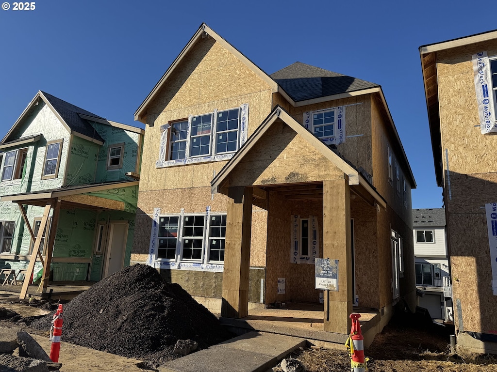 view of property in mid-construction