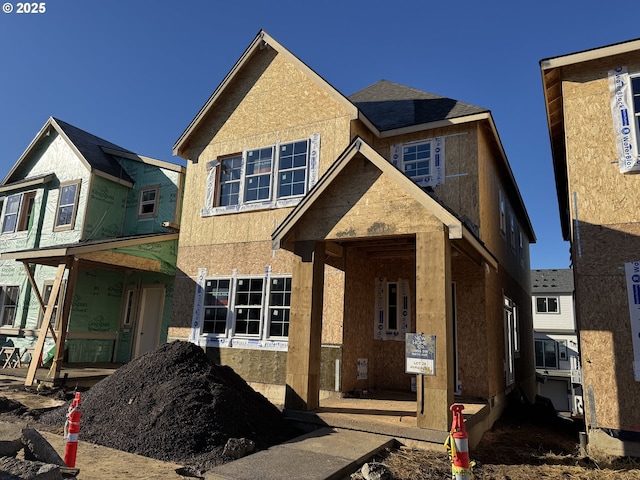 view of property in mid-construction