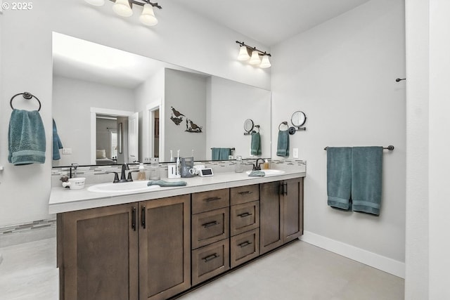 16949 SW Appledale Rd, Beaverton, OR 97007 - full bath with double vanity and baseboards