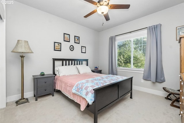 16949 SW Appledale Rd, Beaverton, OR 97007 - bedroom with light colored carpet and ceiling fan