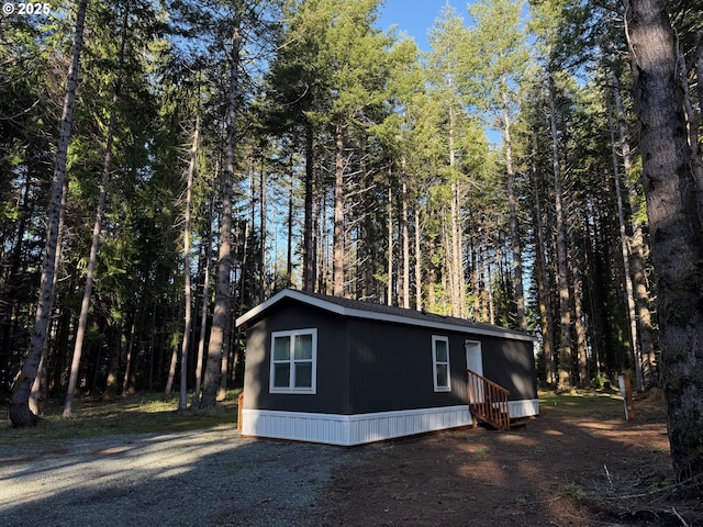 view of property exterior