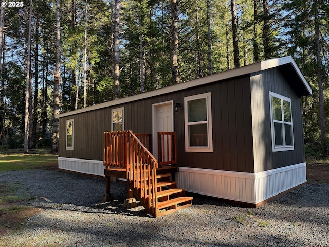 view of manufactured / mobile home