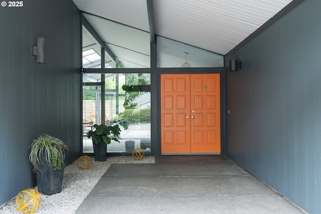 view of exterior entry