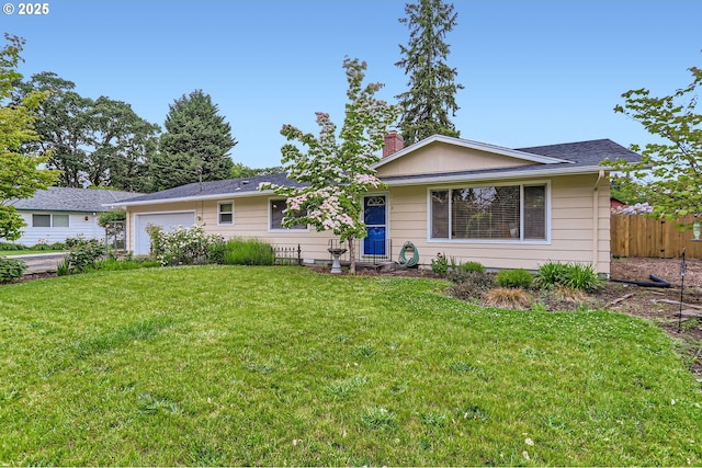 157 NE 11th Dr, Hillsboro, OR 97124 - single story home featuring a garage and a chimney
