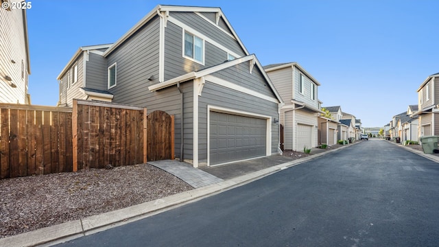 exterior space with a residential view
