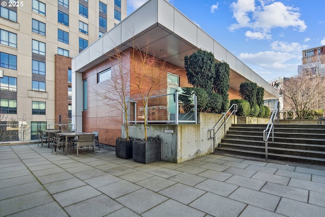 view of patio / terrace with outdoor dining area