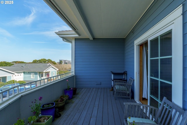 1327 Village Loop, Bandon, OR 97411 - balcony featuring a residential view