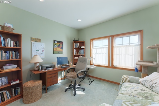 1327 Village Loop, Bandon, OR 97411 - carpeted home office with baseboards