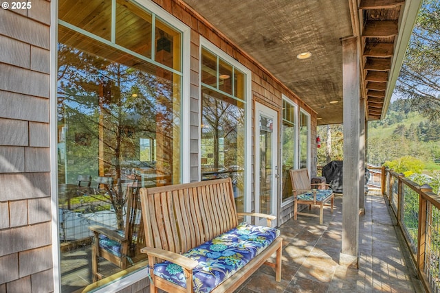 view of patio / terrace featuring a porch
