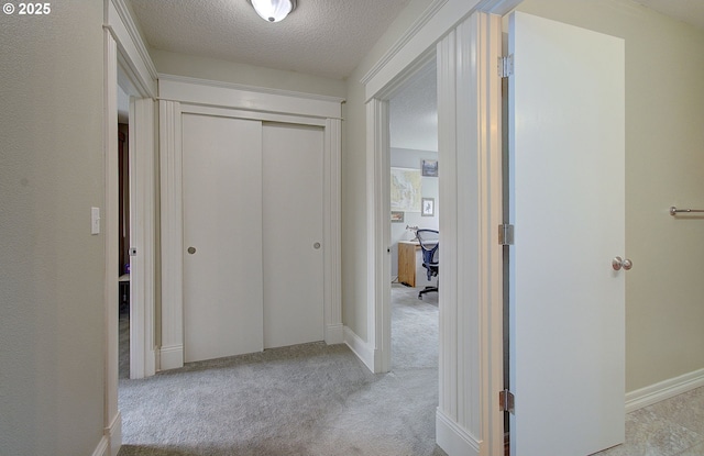 688 53rd St, Washougal, WA 98671 - hallway with carpet flooring and a textured ceiling