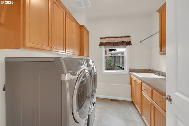 6018 Fernhill Loop, Springfield, OR 97478 - laundry room with cabinet space and independent washer and dryer