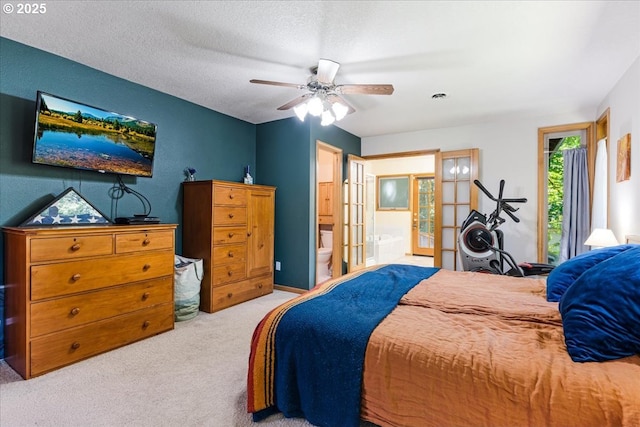 3820 Kenthorpe Way W, Linn, OR 97068 - carpeted bedroom featuring ensuite bathroom and ceiling fan