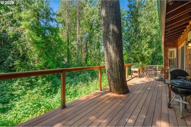 3820 Kenthorpe Way W, Linn, OR 97068 - wooden terrace with grilling area