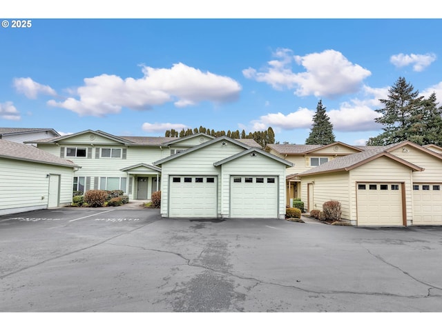 traditional-style house featuring a garage