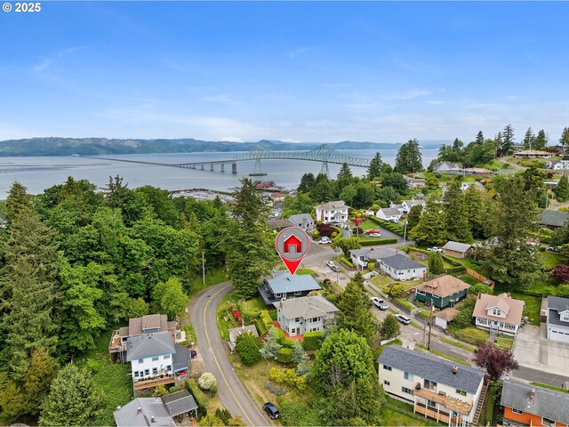 404 Chinook Ave, Astoria, OR 97103 - view of property location with a notable bridge and a nearby body of water