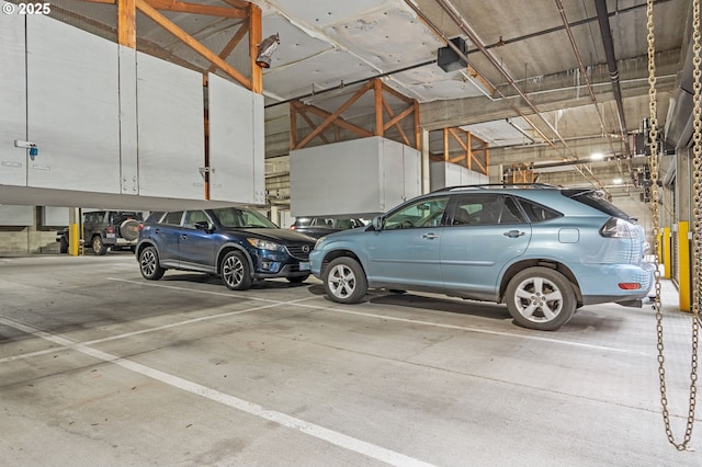 view of parking deck