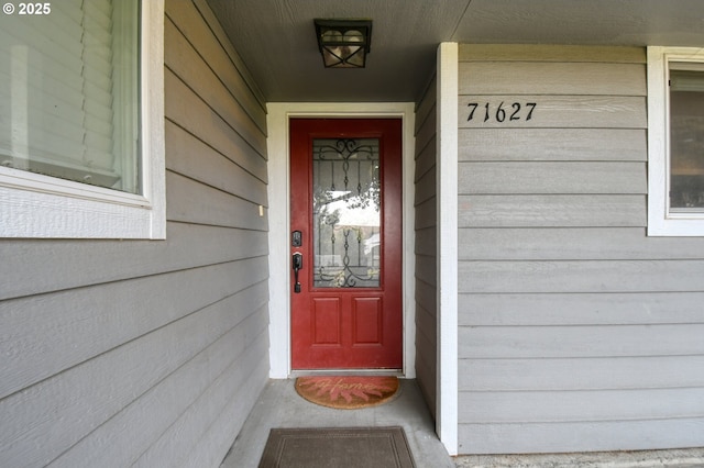 view of property entrance