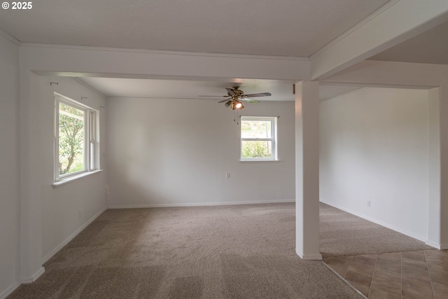 731 NE Casper St, Roseburg, OR 97470 - carpeted empty room featuring a ceiling fan and baseboards