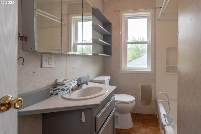 731 NE Casper St, Roseburg, OR 97470 - bathroom featuring healthy amount of natural light, toilet, and vanity