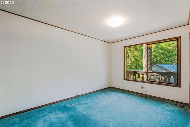 65257 E Sandy River Ln, Rhododendron, OR 97049 - carpeted empty room with baseboards and a textured ceiling