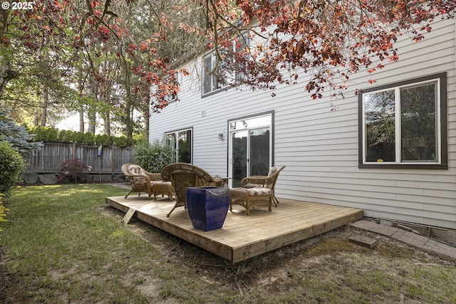 7125 SW Fallen Leaf St, Wilsonville, OR 97070 - rear view of property with a wooden deck