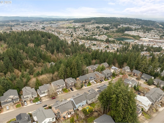 birds eye view of property featuring a residential view