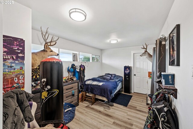 546 W Fir Ave, Coos Bay, OR 97420 - bedroom featuring light wood-style floors