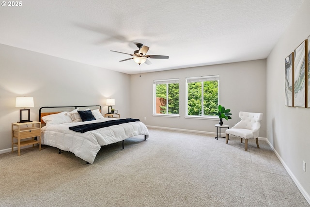 202 Edgewater Dr, Carson, WA 98610 - bedroom featuring light colored carpet and a ceiling fan
