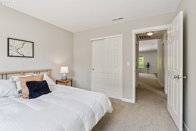 202 Edgewater Dr, Carson, WA 98610 - carpeted bedroom with a closet and baseboards