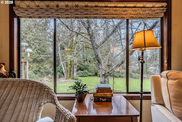 view of dining space