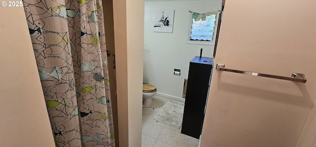 33261 Ophir Rd, Gold Beach, OR 97444 - bathroom with toilet and curtained shower