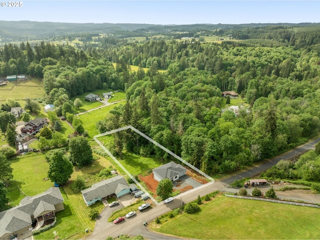 59787 Kimmell Ln, Saint Helens, OR 97051 - aerial view of property's location featuring a forest and property boundaries highlighted