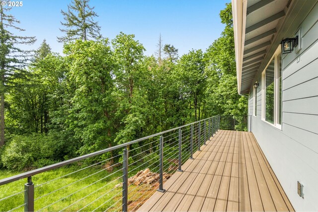 59787 Kimmell Ln, Saint Helens, OR 97051 - view of wooden deck